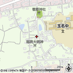 熊本県玉名市中尾266周辺の地図