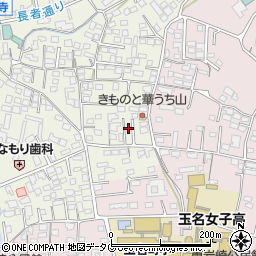 熊本県玉名市立願寺13周辺の地図