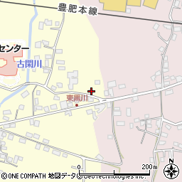 熊本県阿蘇市黒川101周辺の地図