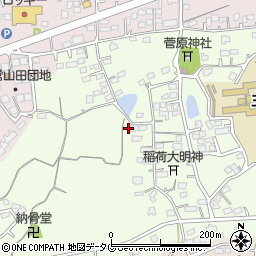 熊本県玉名市中尾238周辺の地図