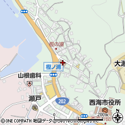 大瀬戸郵便局周辺の地図