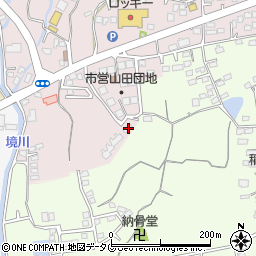 熊本県玉名市山田2182-1周辺の地図