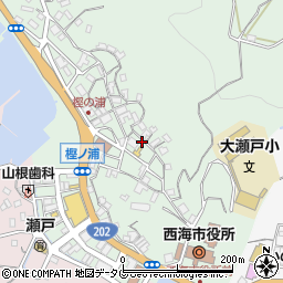 長崎県西海市大瀬戸町瀬戸樫浦郷2401周辺の地図
