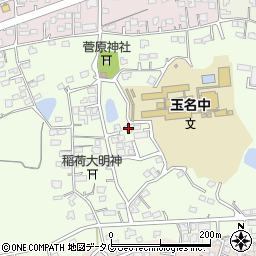 熊本県玉名市中尾404周辺の地図