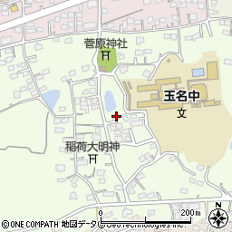 熊本県玉名市中尾405周辺の地図