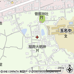 熊本県玉名市中尾257周辺の地図