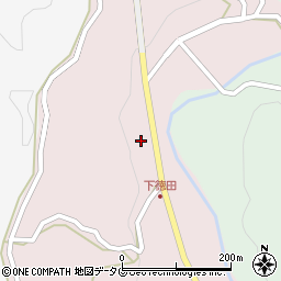 大分県豊後大野市緒方町下徳田590周辺の地図