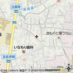 熊本県玉名市立願寺109周辺の地図