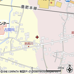熊本県阿蘇市黒川101-7周辺の地図