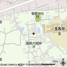 熊本県玉名市中尾254周辺の地図