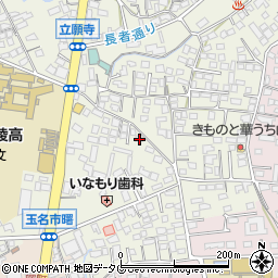 熊本県玉名市立願寺111周辺の地図