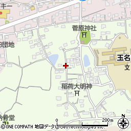 熊本県玉名市中尾241周辺の地図