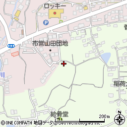 熊本県玉名市中尾43周辺の地図