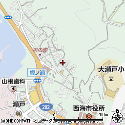 長崎県西海市大瀬戸町瀬戸樫浦郷2409周辺の地図