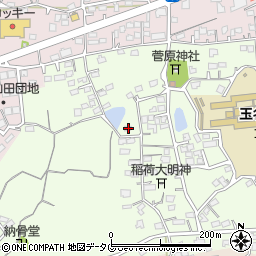 熊本県玉名市中尾245周辺の地図