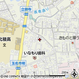 熊本県玉名市立願寺164-3周辺の地図