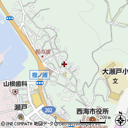 長崎県西海市大瀬戸町瀬戸樫浦郷2411周辺の地図