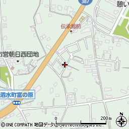 熊本県菊池市泗水町吉富2245周辺の地図