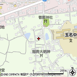 熊本県玉名市中尾253周辺の地図