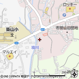 熊本県玉名市山田2227周辺の地図