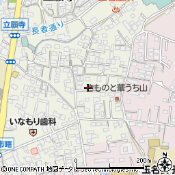 熊本県玉名市立願寺21周辺の地図