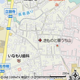 熊本県玉名市立願寺21-3周辺の地図