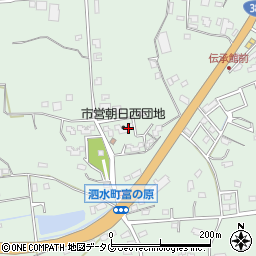 熊本県菊池市泗水町吉富3140周辺の地図