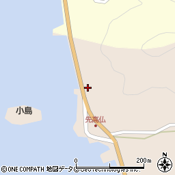 長崎県南松浦郡新上五島町荒川郷793周辺の地図