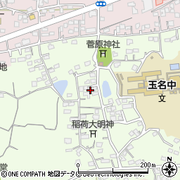 熊本県玉名市中尾248-7周辺の地図
