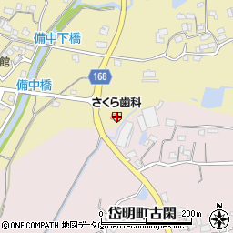 熊本県玉名市岱明町西照寺200-1周辺の地図