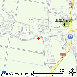 熊本県菊池市泗水町田島422周辺の地図
