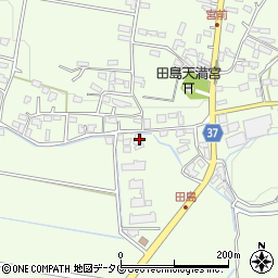 熊本県菊池市泗水町田島208周辺の地図