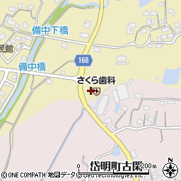 熊本県玉名市岱明町西照寺200周辺の地図
