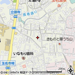 熊本県玉名市立願寺94周辺の地図