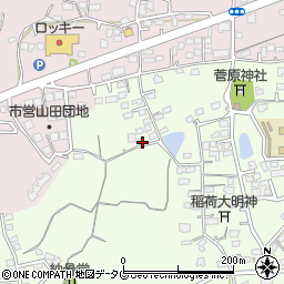 熊本県玉名市中尾60周辺の地図