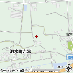 熊本県菊池市泗水町吉富3386周辺の地図