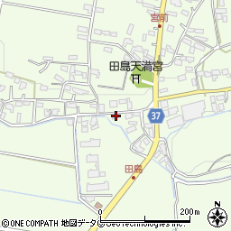 熊本県菊池市泗水町田島197周辺の地図