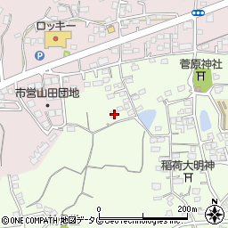 熊本県玉名市中尾59周辺の地図
