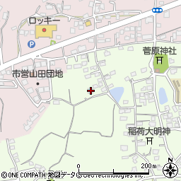 熊本県玉名市中尾59周辺の地図