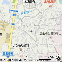 熊本県玉名市立願寺96周辺の地図