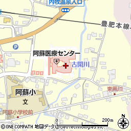 阿蘇医療センター周辺の地図