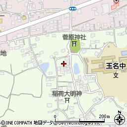 熊本県玉名市中尾248周辺の地図