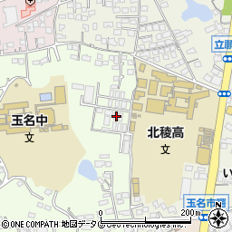 熊本県玉名市中尾506周辺の地図