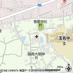 熊本県玉名市中尾248-6周辺の地図
