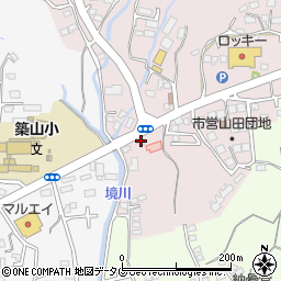 熊本県玉名市山田2228周辺の地図