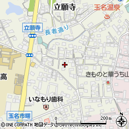 熊本県玉名市立願寺98周辺の地図