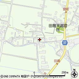 熊本県菊池市泗水町田島1888周辺の地図