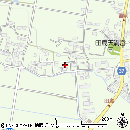 熊本県菊池市泗水町田島1886周辺の地図