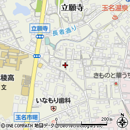 熊本県玉名市立願寺99周辺の地図