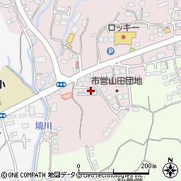 熊本県玉名市山田2195周辺の地図